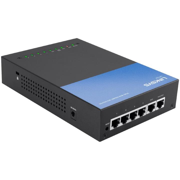 روتر شبکه لینک سیس مدل LRT224-EU Linksys LRT224-EU DUAL WAN BUSINESS GIGABIT VPN Router